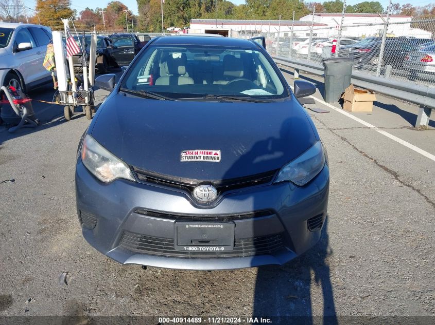 2015 Toyota Corolla Le VIN: 5YFBURHE3FP341280 Lot: 40914489