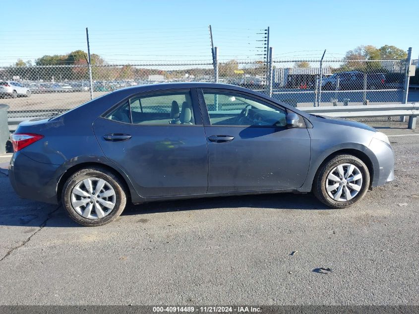 2015 Toyota Corolla Le VIN: 5YFBURHE3FP341280 Lot: 40914489