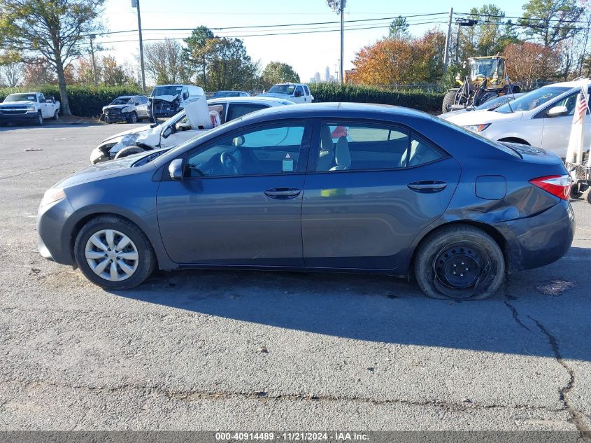 2015 Toyota Corolla Le VIN: 5YFBURHE3FP341280 Lot: 40914489