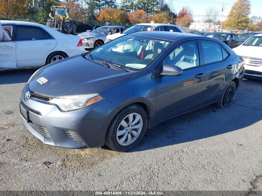 2015 Toyota Corolla Le VIN: 5YFBURHE3FP341280 Lot: 40914489