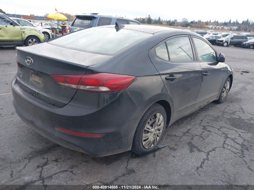 2017 Hyundai Elantra Se VIN: KMHD74LF5HU084689 Lot: 40914505