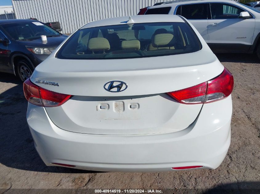 2013 Hyundai Elantra Gls VIN: 5NPDH4AE9DH372473 Lot: 40914519