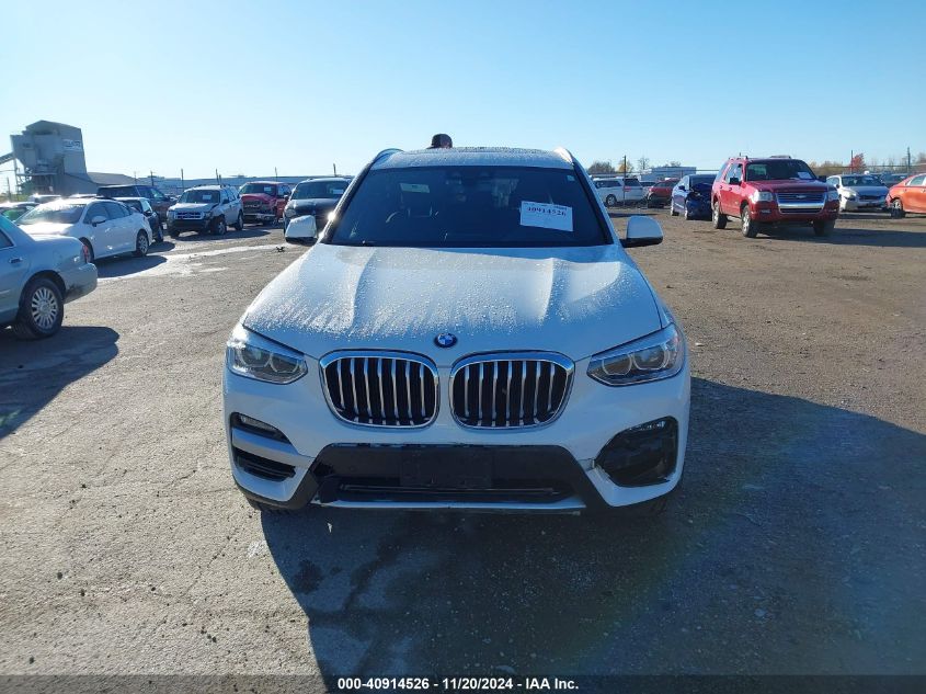 2020 BMW X3 xDrive30I VIN: 5UXTY5C02L9D03572 Lot: 40914526