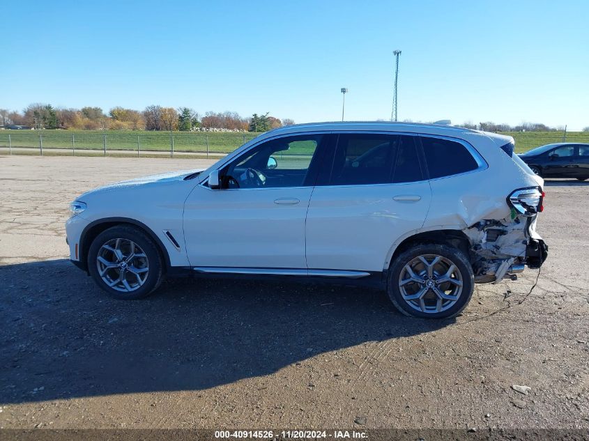 2020 BMW X3 xDrive30I VIN: 5UXTY5C02L9D03572 Lot: 40914526