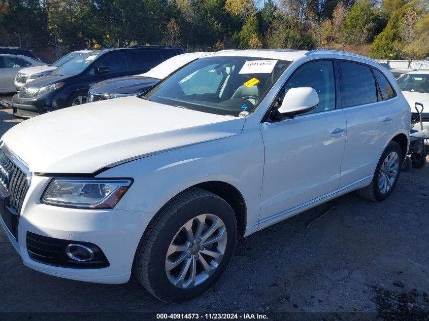 2016 Audi Q5 2.0T Premium VIN: WA1L2AFP8GA098114 Lot: 40914573