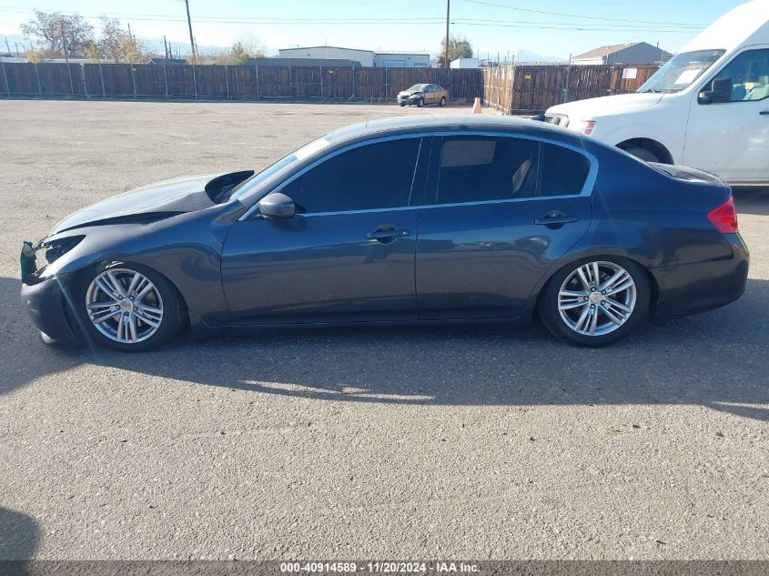 2011 Infiniti G37X VIN: JN1CV6ARXBM356663 Lot: 40914589