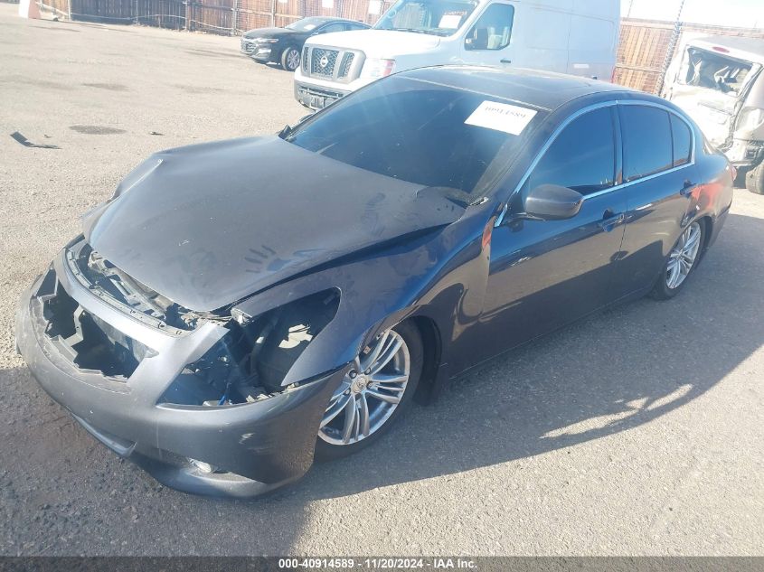 2011 INFINITI G37X VIN: JN1CV6ARXBM356663