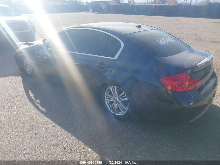 2011 INFINITI G37X VIN: JN1CV6ARXBM356663