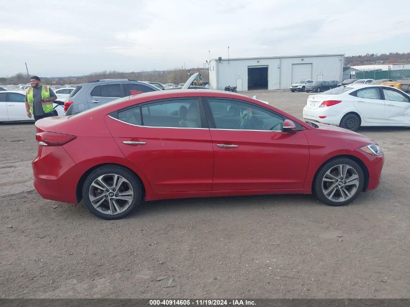 2017 Hyundai Elantra Limited VIN: 5NPD84LF3HH055056 Lot: 40914605