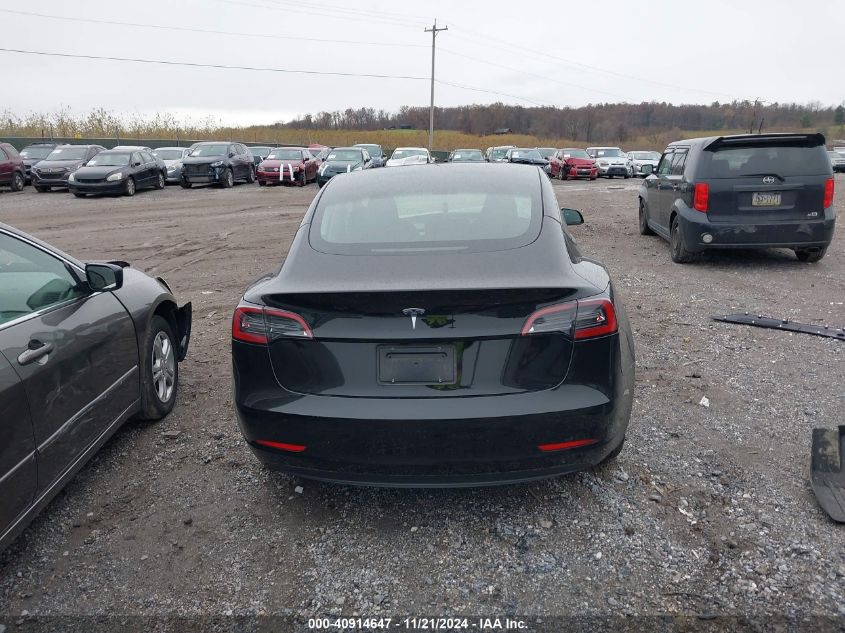 2023 Tesla Model 3 Rear-Wheel Drive VIN: 5YJ3E1EA8PF687861 Lot: 40914647