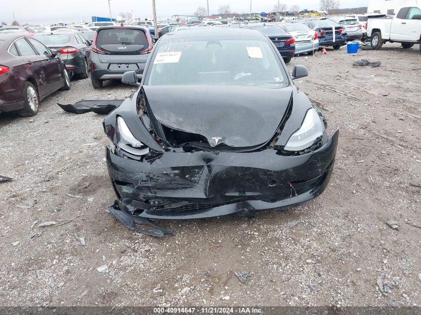 2023 Tesla Model 3 Rear-Wheel Drive VIN: 5YJ3E1EA8PF687861 Lot: 40914647