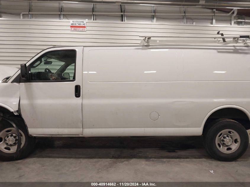 2022 Chevrolet Express Cargo Rwd 3500 Extended Wheelbase Wt VIN: 1GCZGHFP3N1223592 Lot: 40914662