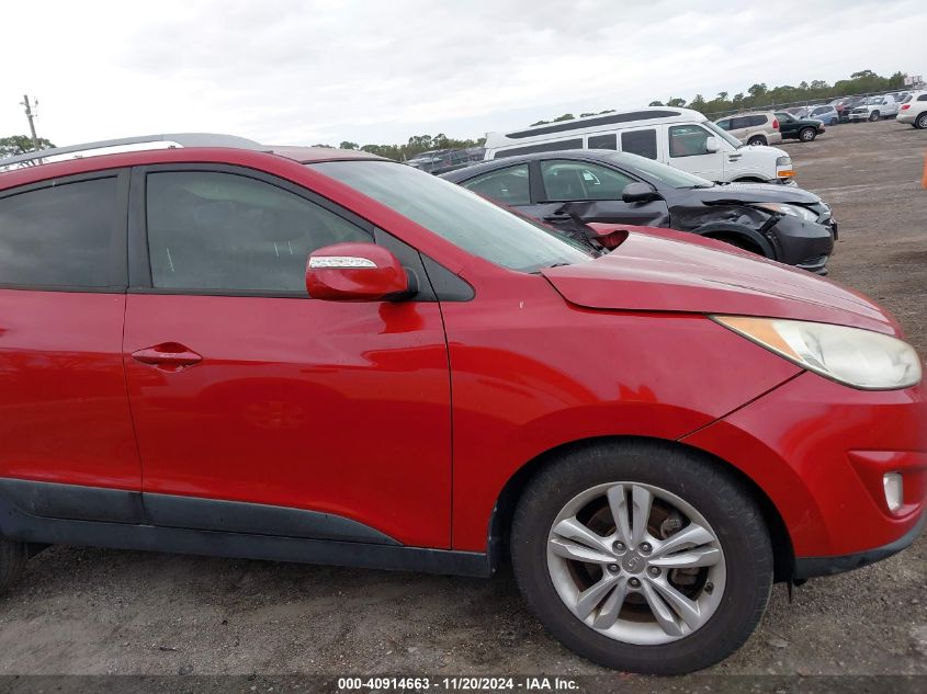 2013 Hyundai Tucson Gls VIN: KM8JU3AC2DU729128 Lot: 40914663