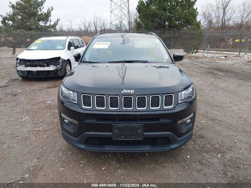 2020 Jeep Compass Latitude Fwd VIN: 3C4NJCBB0LT162754 Lot: 40914688