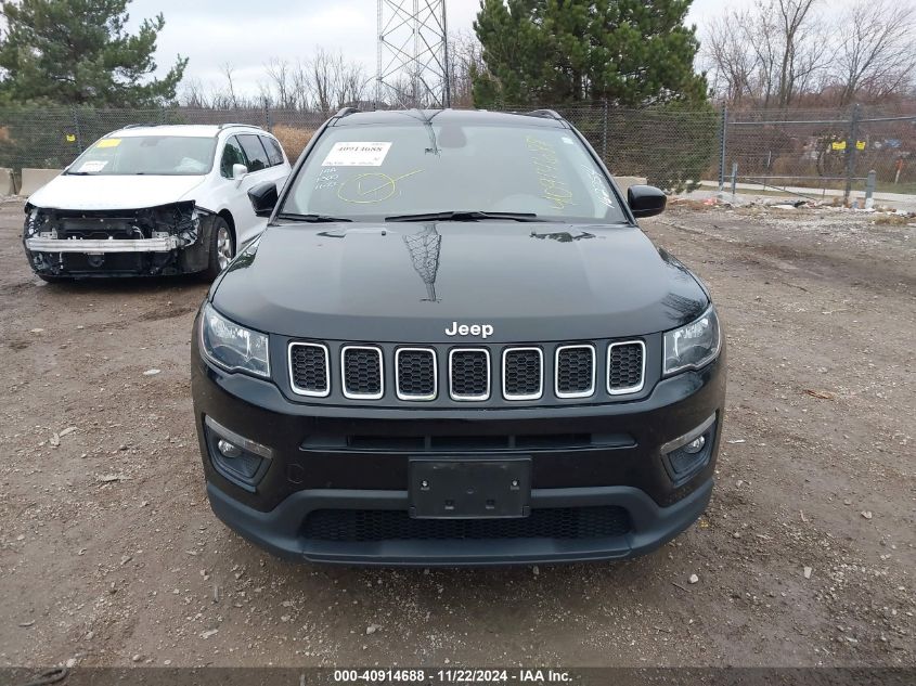 2020 Jeep Compass Latitude Fwd VIN: 3C4NJCBB0LT162754 Lot: 40914688