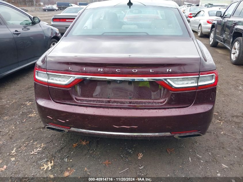 2019 Lincoln Continental Select VIN: 1LN6L9SK2K5614425 Lot: 40914716