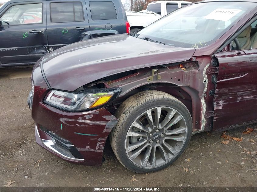 2019 Lincoln Continental Select VIN: 1LN6L9SK2K5614425 Lot: 40914716