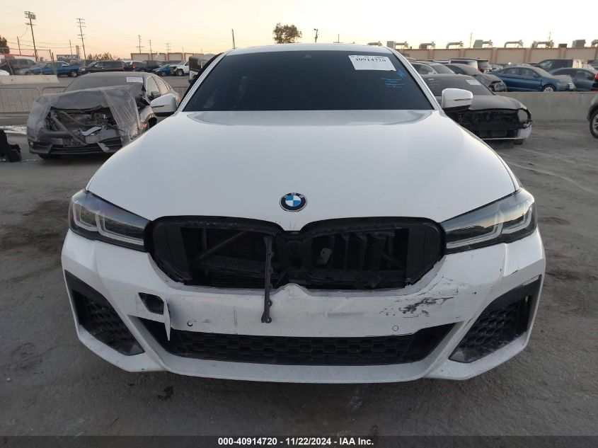 2021 BMW M550I xDrive VIN: WBA13BK01MCF84773 Lot: 40914720