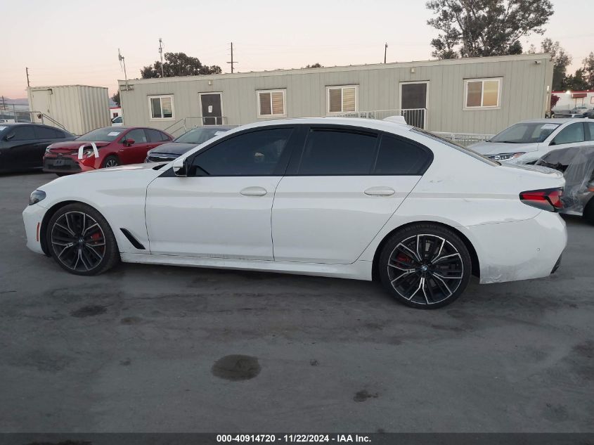 2021 BMW M550I xDrive VIN: WBA13BK01MCF84773 Lot: 40914720