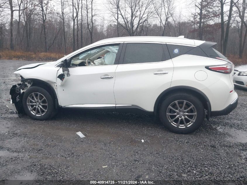 2018 Nissan Murano Sl VIN: 5N1AZ2MH0JN180313 Lot: 40914725