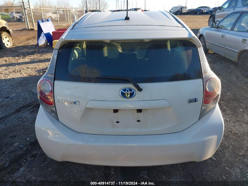 2012 Toyota Prius C One VIN: JTDKDTB34C1505897 Lot: 40914737