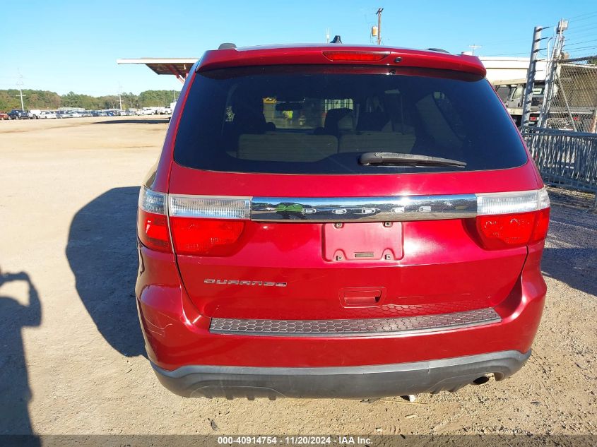 2013 Dodge Durango Sxt VIN: 1C4RDHAGXDC527344 Lot: 40914754