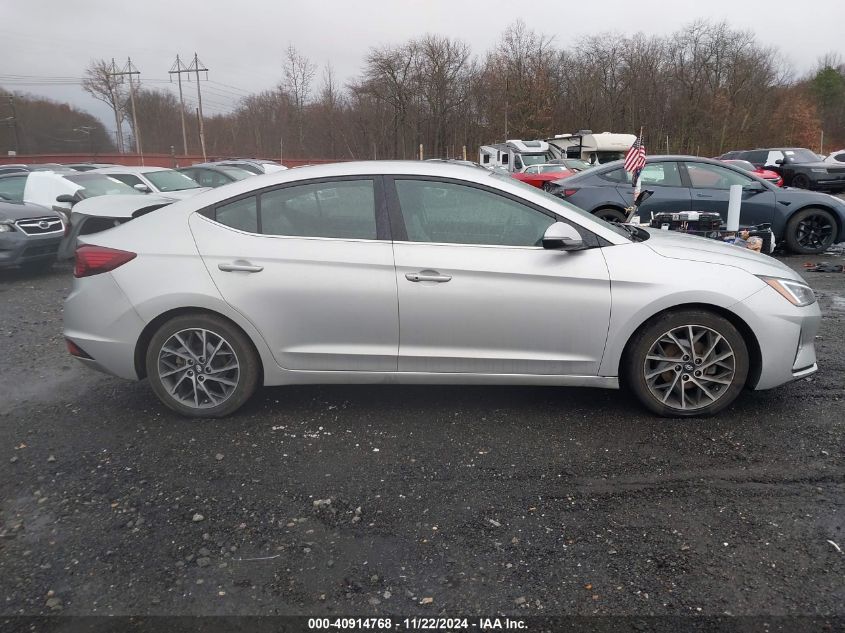 2019 HYUNDAI ELANTRA LIMITED - 5NPD84LF4KH486397