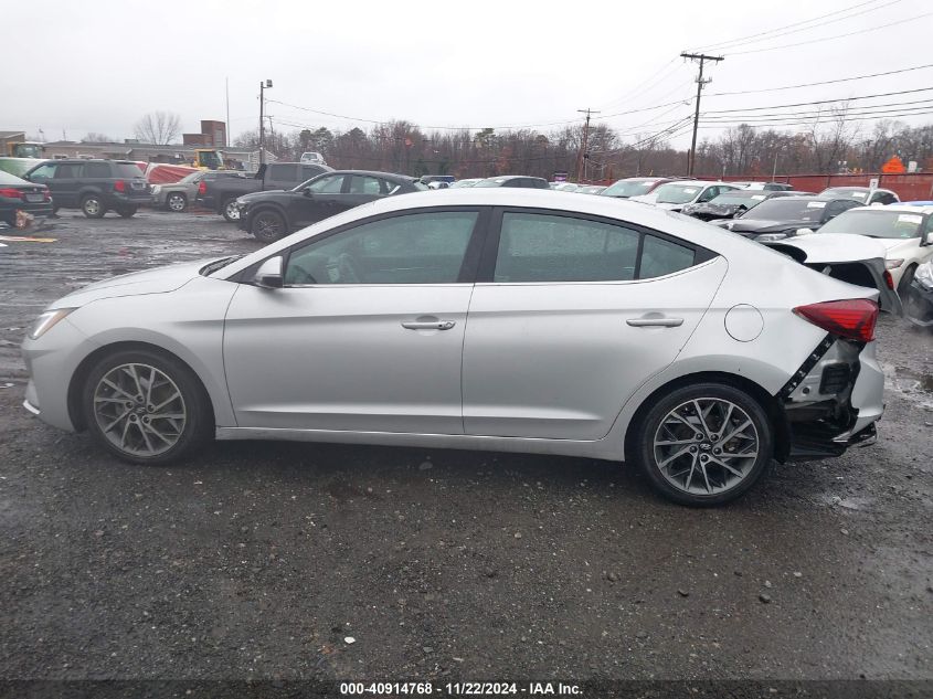 2019 HYUNDAI ELANTRA LIMITED - 5NPD84LF4KH486397