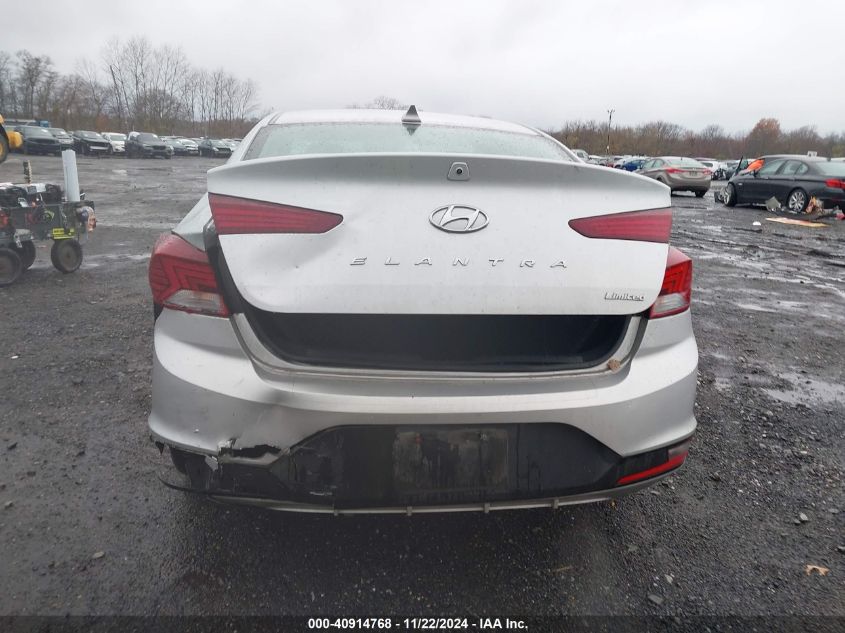 2019 Hyundai Elantra Limited VIN: 5NPD84LF4KH486397 Lot: 40914768