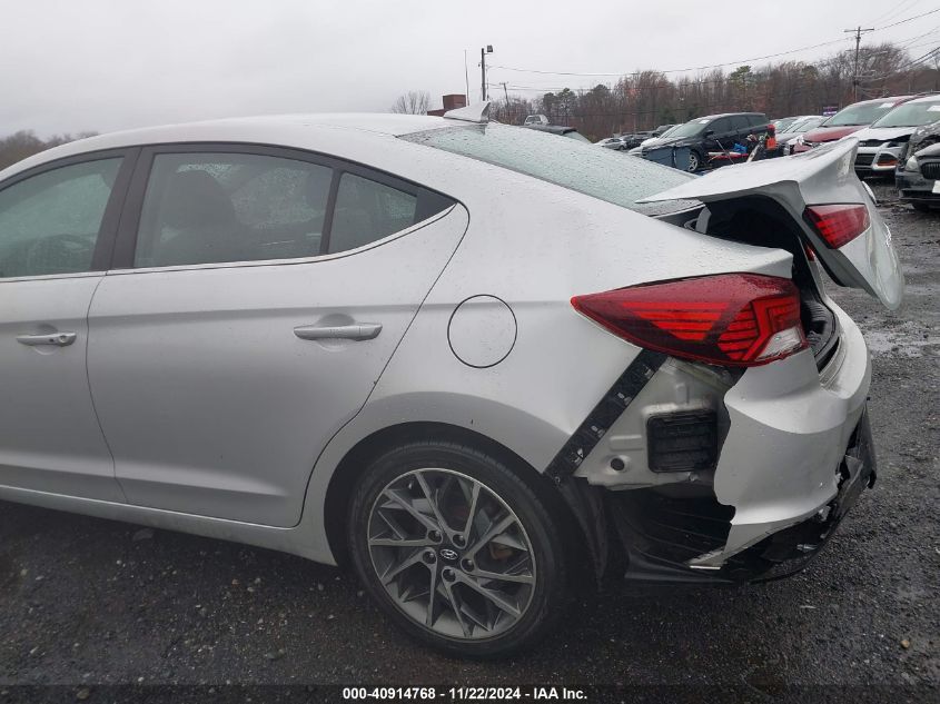 2019 HYUNDAI ELANTRA LIMITED - 5NPD84LF4KH486397
