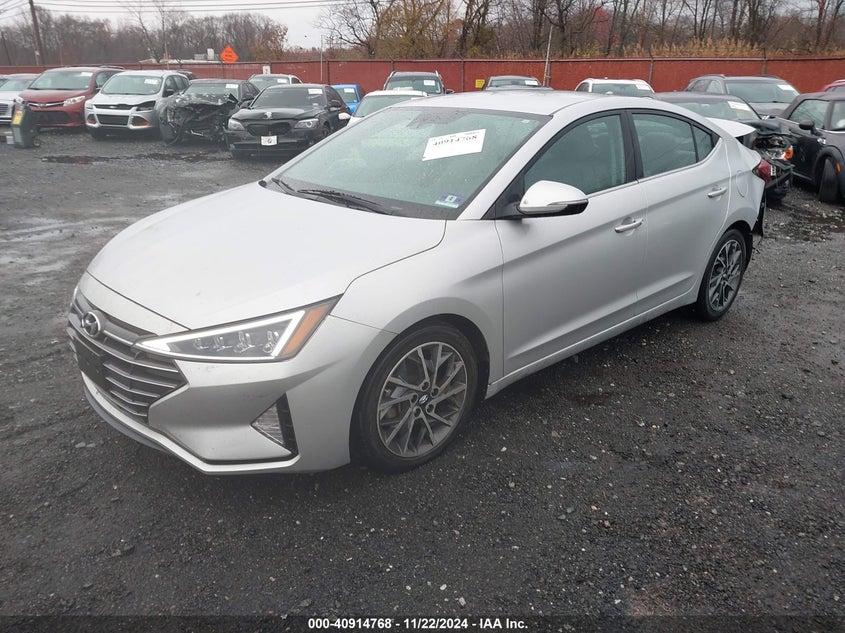 2019 HYUNDAI ELANTRA LIMITED - 5NPD84LF4KH486397