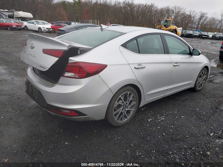 2019 HYUNDAI ELANTRA LIMITED - 5NPD84LF4KH486397