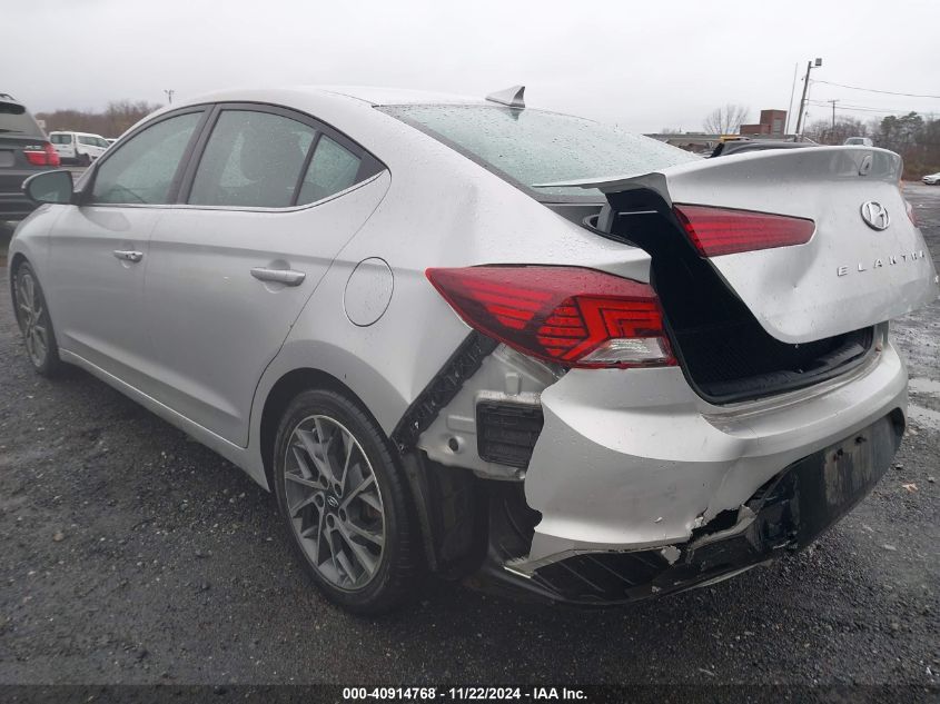 2019 HYUNDAI ELANTRA LIMITED - 5NPD84LF4KH486397