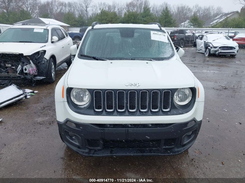 2018 Jeep Renegade Latitude 4X4 VIN: ZACCJBBB5JPJ16047 Lot: 40914770