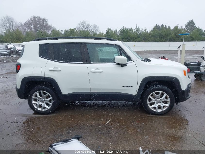 2018 Jeep Renegade Latitude 4X4 VIN: ZACCJBBB5JPJ16047 Lot: 40914770