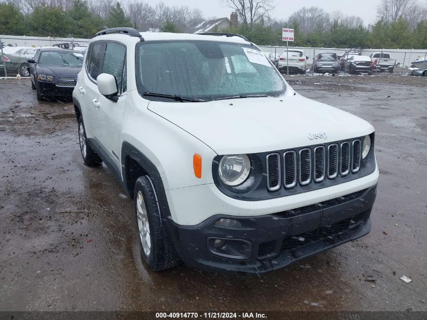 VIN ZACCJBBB5JPJ16047 2018 Jeep Renegade, Latitude 4X4 no.1