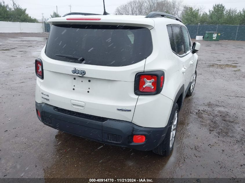 VIN ZACCJBBB5JPJ16047 2018 Jeep Renegade, Latitude 4X4 no.4