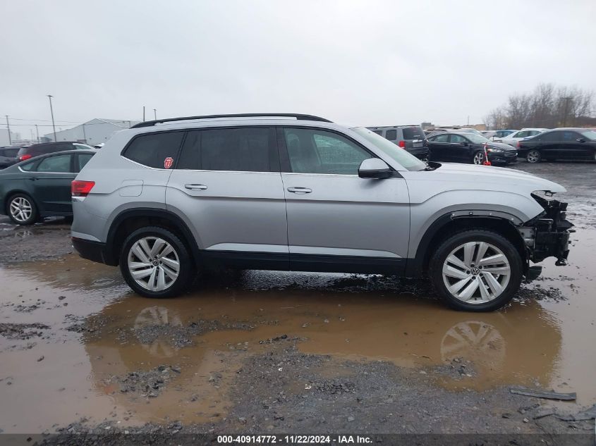 2021 Volkswagen Atlas 3.6L V6 Se W/Technology VIN: 1V2HR2CA6MC599014 Lot: 40914772