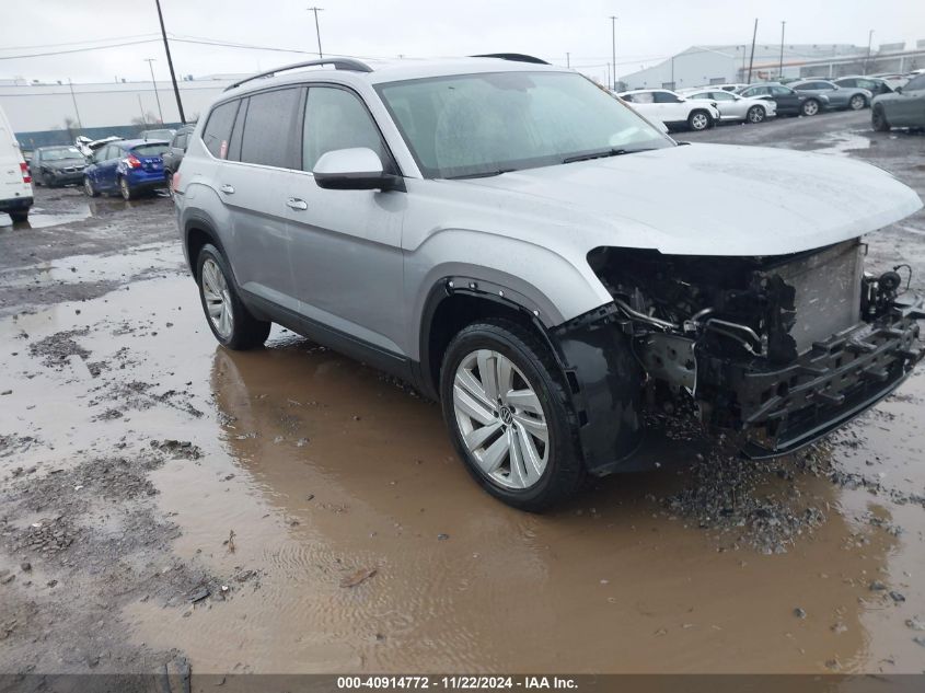 2021 Volkswagen Atlas 3.6L V6 Se W/Technology VIN: 1V2HR2CA6MC599014 Lot: 40914772