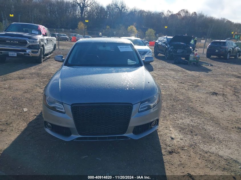 2010 Audi A4 2.0T Premium VIN: WAUFFAFL5AN054606 Lot: 40914820