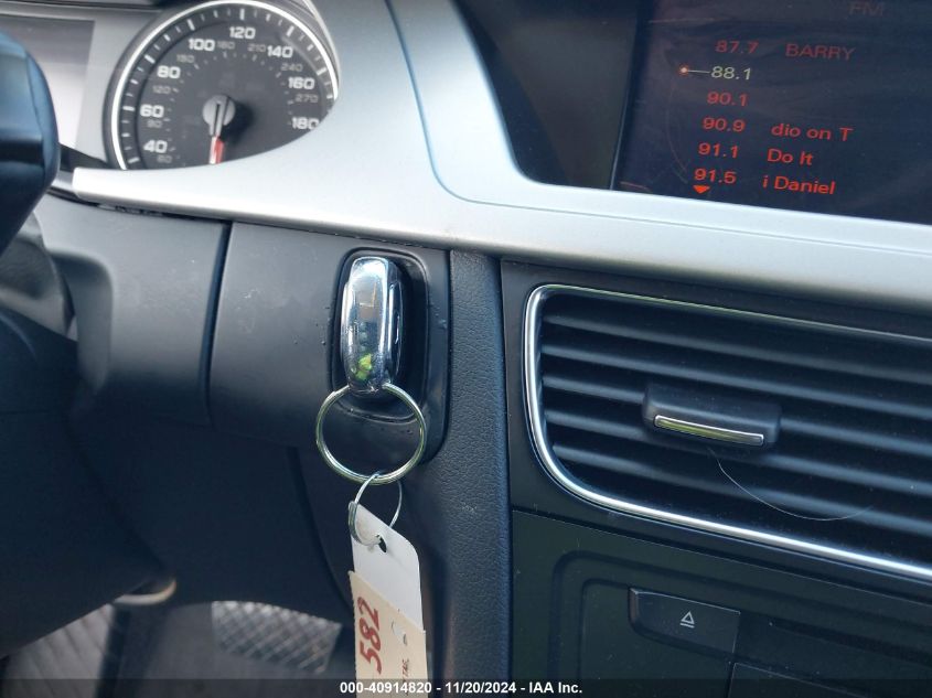 2010 Audi A4 2.0T Premium VIN: WAUFFAFL5AN054606 Lot: 40914820