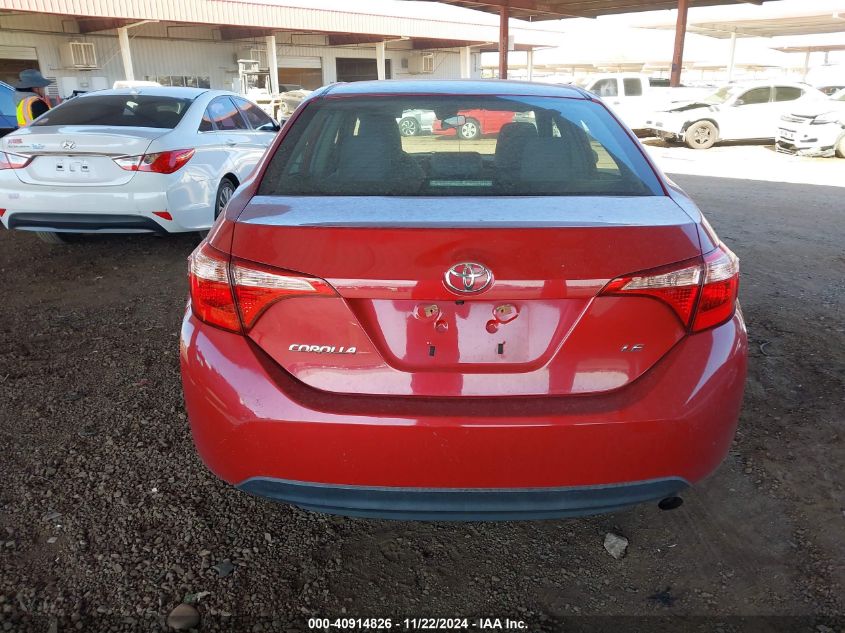 2018 Toyota Corolla Le VIN: 2T1BURHE8JC017475 Lot: 40914826