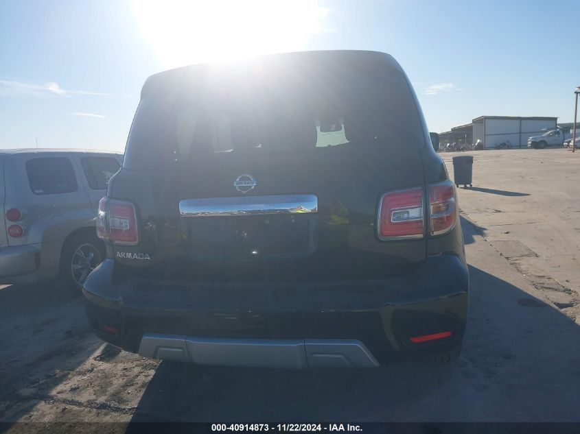 2018 Nissan Armada Sv VIN: JN8AY2ND1J9055482 Lot: 40914873