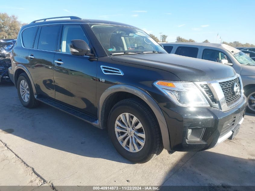 2018 Nissan Armada Sv VIN: JN8AY2ND1J9055482 Lot: 40914873