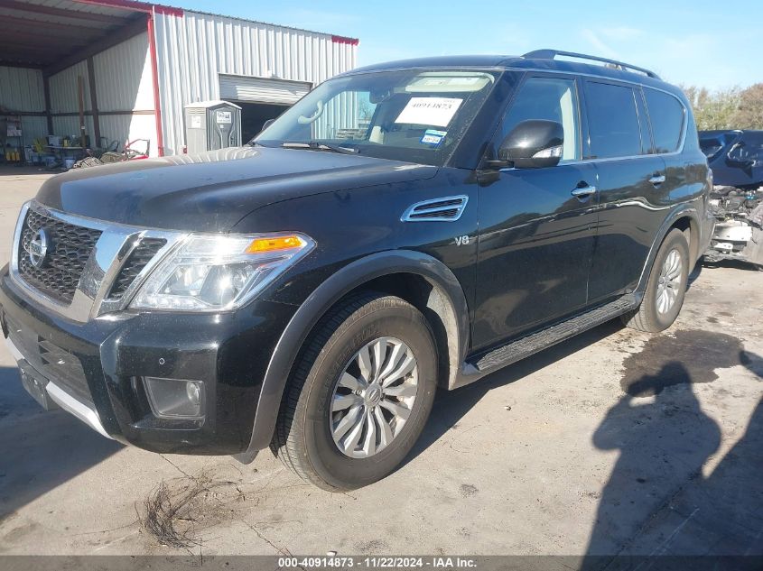 2018 Nissan Armada Sv VIN: JN8AY2ND1J9055482 Lot: 40914873