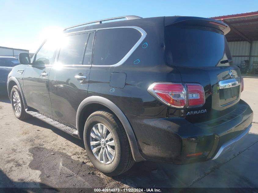 2018 Nissan Armada Sv VIN: JN8AY2ND1J9055482 Lot: 40914873