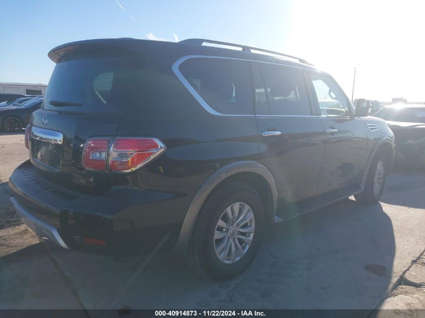 2018 Nissan Armada Sv VIN: JN8AY2ND1J9055482 Lot: 40914873