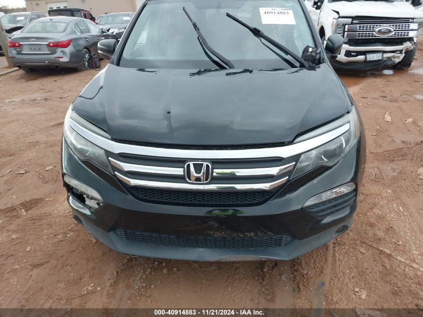 2018 Honda Pilot Lx VIN: 5FNYF5H13JB022105 Lot: 40914883