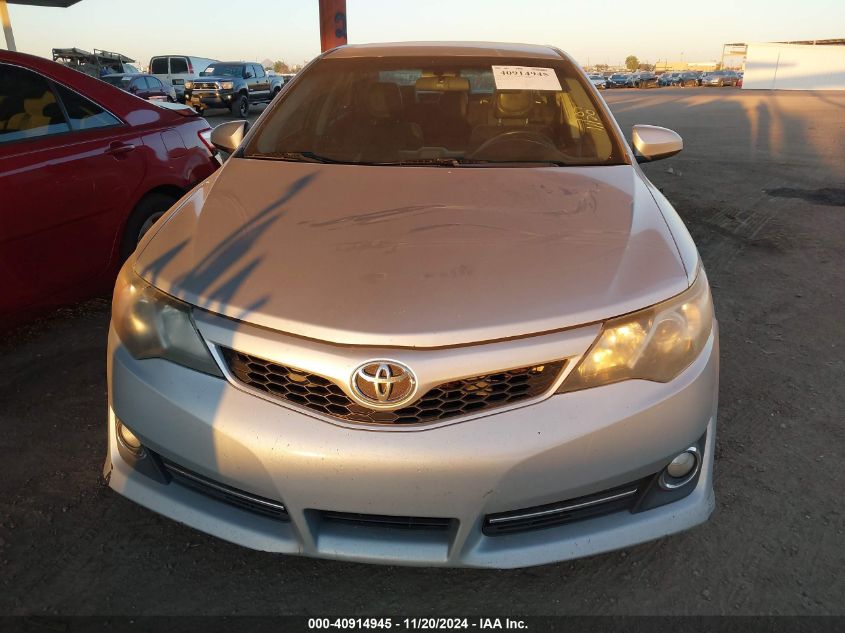 2013 Toyota Camry Se VIN: 4T1BF1FKXDU279604 Lot: 40914945