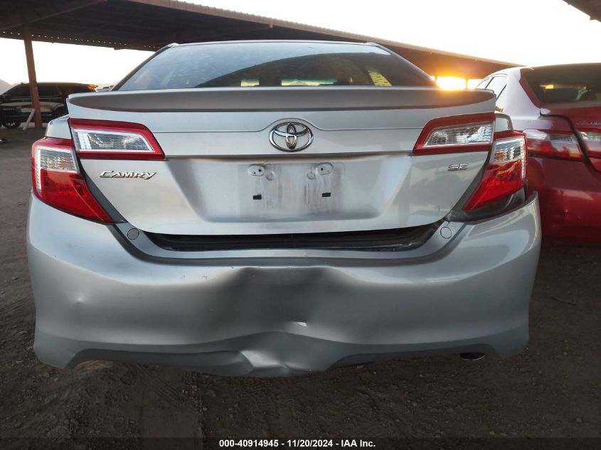 2013 TOYOTA CAMRY SE - 4T1BF1FKXDU279604